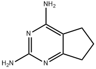 5H-Cyclopentapyrimidine-2,4-diamine, 6,7-dihydro- (9CI) Struktur