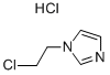 1-(2-クロロエチル)イミダゾール塩酸塩 化学構造式