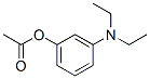 m-(diethylamino)phenyl acetate Structure