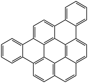 ジベンゾ[a,g]コロネン 化学構造式