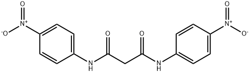 N,N''-BIS-(4-NITRO-PHENYL)-MALONAMIDE Struktur