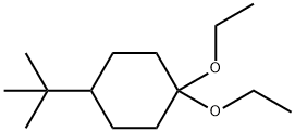 4-TERT-BUTYLCYCLOHEXANONE DIETHYL ACETAL Struktur