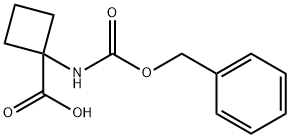 CBZ-1-氨基-1-环丁基甲酸, 190004-53-6, 结构式