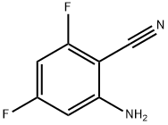2-氨基-4,6-二氟苯腈, 190011-84-8, 结构式