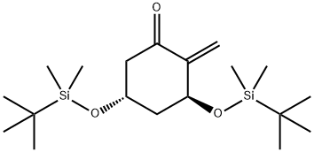 (3S,5S)-3,5-Bis(tert-butyldiMethylsilyloxy)-2-Methylene-cyclohexanone Structure