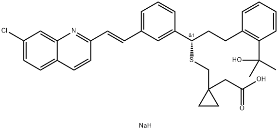 孟鲁司特EP杂质A, 190078-45-6, 结构式