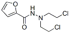 N',N'-ビス(2-クロロエチル)-2-フランカルボヒドラジド 化学構造式