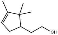2,2,3-トリメチル-3-シクロペンテン-1-エタノール 化学構造式