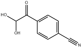 4-CYANOPHENYLGLYOXAL HYDRATE,19010-28-7,结构式