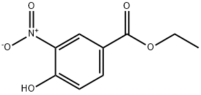 4-ヒドロキシ-3-ニトロ安息香酸エチル 化学構造式