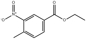 Benzoic acid, 4-Methyl-3-nitro-, ethyl ester Structure