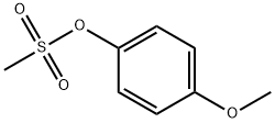 4-Methoxyphenyl mesylate, 4-[(Methylsulphonyl)oxy]anisole Struktur
