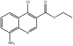 8-氨基-4-氯-3-喹啉羧酸乙酯,190137-84-9,结构式