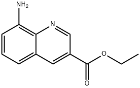 8-氨基喹啉-3-羧酸乙酯, 190138-00-2, 结构式