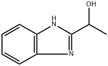 2-(1-羟乙基)苯并咪唑, 19018-24-7, 结构式