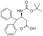 BOC-(R)-3-AMINO-4,4-DIPHENYL-BUTYRIC ACID Structure