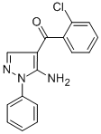 (5-AMINO-1-PHENYL-1H-PYRAZOL-4-YL)(2-CHLOROPHENYL)METHANONE Structure