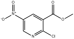 2-CHLORO-5-NITRONICOTINIC ACID METHYL ESTER Structure
