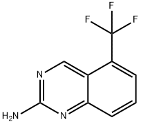 2-氨基-5-(三氟甲基)喹唑啉, 190273-74-6, 结构式