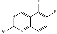 2-氨基-5,6-二氟喹唑啉, 190273-85-9, 结构式