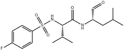 SJA6017|4-FLUORO-BENZENESULFONYL-VAL-LEU-ALDEHYDE