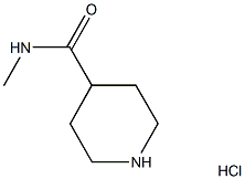 N-METHYL-4-PIPERIDINECARBOXAMIDE HYDROCHLORIDE Struktur