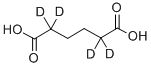 HEXANEDIOIC-2,2,5,5-D4 ACID Structure