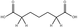 HEPTANEDIOIC-2,2,6,6-D4 ACID Structure