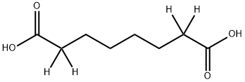 1,8‐オクタンジオン酸‐2,2,7,7‐D4 化学構造式