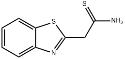 2-(ベンゾチアゾール-2-イルチオ)アセトアミド 化学構造式