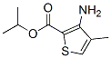 2-Thiophenecarboxylicacid,3-amino-4-methyl-,1-methylethylester(9CI), 190375-16-7, 结构式