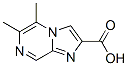 Imidazo[1,2-a]pyrazine-2-carboxylic acid, 5,6-dimethyl- (9CI) Struktur