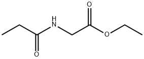 ethyl 2-(propanoylamino)ethanoate Struktur