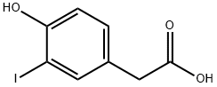 2-(4-HYDROXY-3-IODOPHENYL)ACETIC ACID Structure