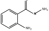 アントラニロイル ヒドラジン 化学構造式