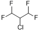 Propane, 2-chloro-1,1,3,3-tetrafluoro- Structure