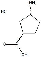 Cyclopentanecarboxylic acid, 3-amino-, hydrochloride, cis- (8CI,9CI)