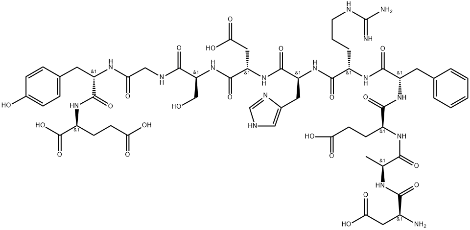 β-淀粉样蛋白（1-11）,190436-05-6,结构式