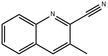 3-甲基2-氰基喹啉, 19051-05-9, 结构式
