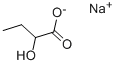 rac-(R*)-2-ヒドロキシブタン酸ナトリウム 化学構造式