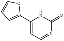 4-(2-FURYL)-2-PYRIMIDINETHIOL Struktur