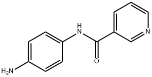 N-(4-アミノフェニル)ニコチンアミド 化学構造式