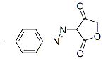 2,4(3H,5H)-Furandione,  3-[(4-methylphenyl)azo]-  (9CI) 结构式