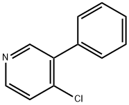 4-CHLORO-3-PHENYLPYRIDINE Struktur