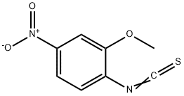 2-甲氧基-4-硝基异硫氰酸苯酯,190774-55-1,结构式