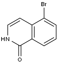 5-溴-1(2H)-异喹啉酮 结构式