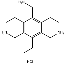 1,3,5-Tris(aminomethyl)-2,4,6-triethylbenzene trihydrochloride Structure