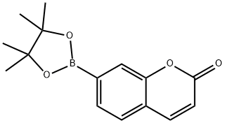 Coumarin-7-pinacolboronate 结构式