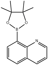 キノリン-8-ボロン酸, ピナコールエステル 化学構造式