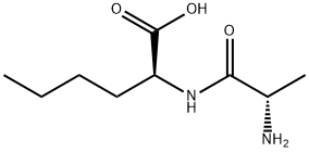 DL-アラニル-DL-ノルロイシン 化学構造式